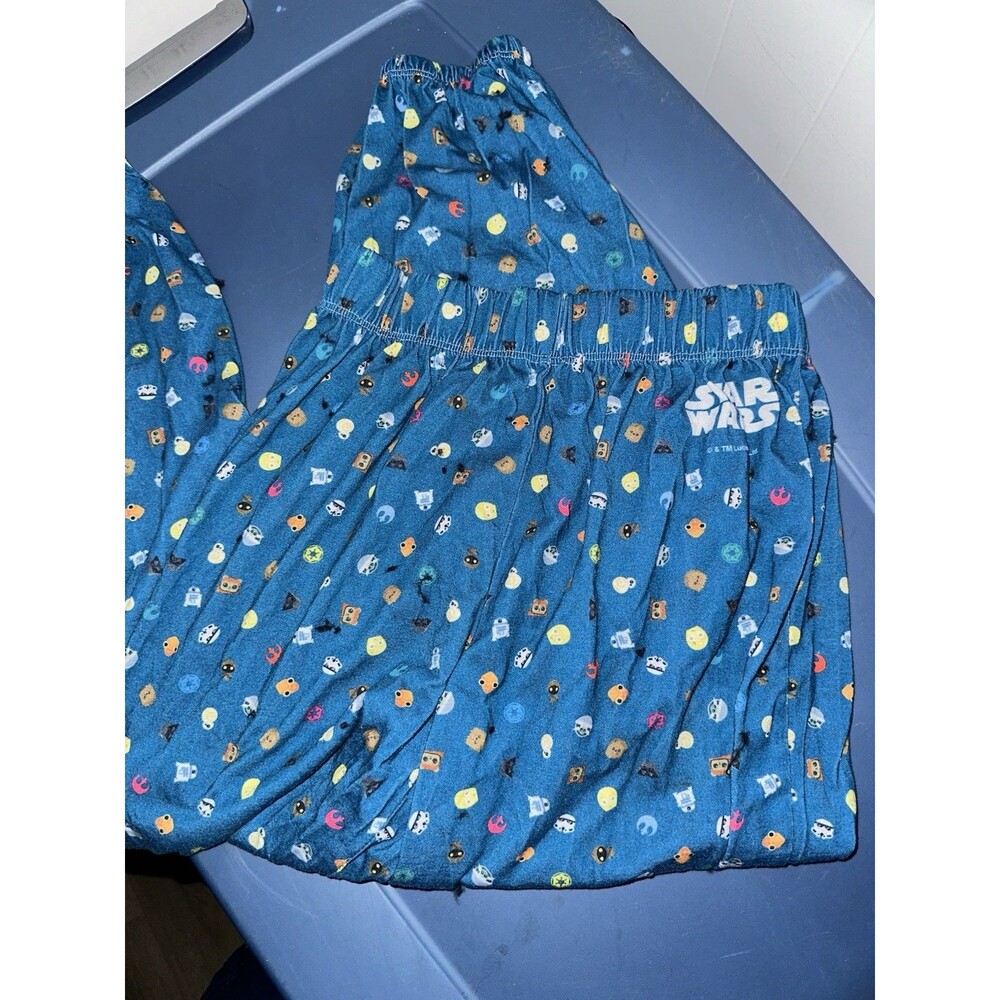 Disney Starlight Star Wars Accessible Pediatric Hospital Pants Rip Away Sz Lrg
